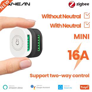 Smart ZigBee 3.0 16A Mini Switch Relay Breaker With or W