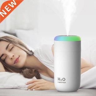 Mini Air Purifier Humidifier 7 Colors LED Lights Ultrasonic