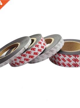 2Meter/lot Rubber Magnet With 3M Tape Thickness 1mm 3M self