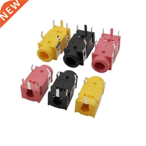 10Pcs PJ-322 3.5mm 5 Pin Audio Stereo Socket PCB Mount Conne