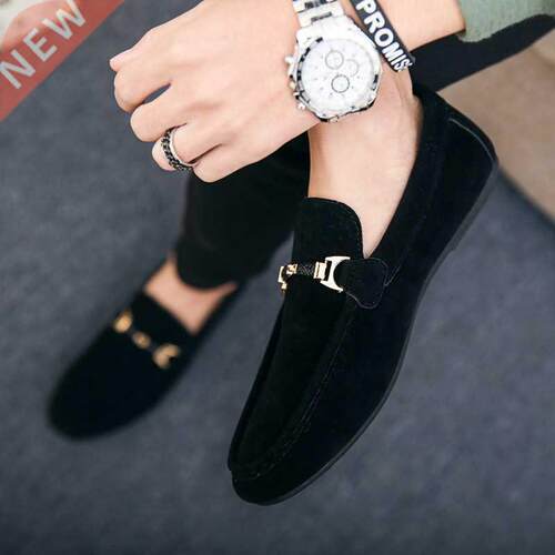 Designer Shoes Men Zapatos De Hombre Slip-On Leather Shoes C