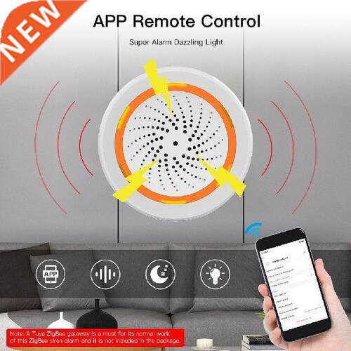 Tuya ZigBee Siren WiFi Wireless Sound Light Alarm Sensor