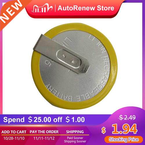 Rechargeable LIR 2025 Battery 3.6V BMW key e46 e39 e36 e38