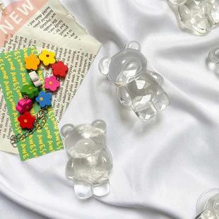 Epoxy Mold Three-Dimensional BearCell Phone Stand Christmas