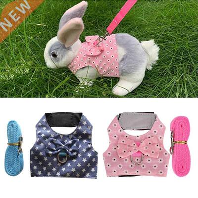 Rabbit Vest Small Animal Outdoor Walking Harness and Leash S
