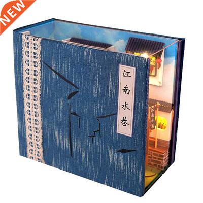 DIY Chinese Style Dollhouse Wooden Doll House Assemble