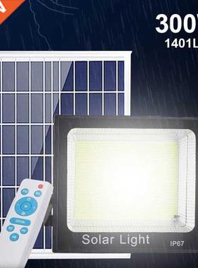 300W 1400 LEDs Solar Lght Outdoor Solar Lamp Waterproof For