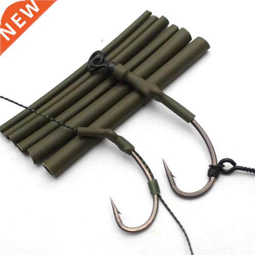 30PCS Carp Fishing Accessories Matte Silicone Heat Shrink Tu