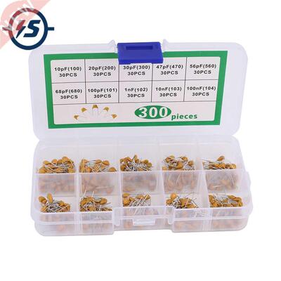 00pcs 10 Values Monolithic Capacitor Kits 10pF 20pF 0pF 47