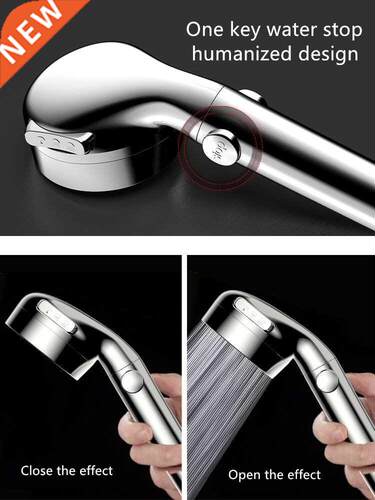 Shower Head High Pressure Water Saving Rainfall Perforated F
