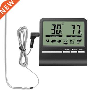 1 Meat Probes Kitchen Oven Meat Thermometer Backlight