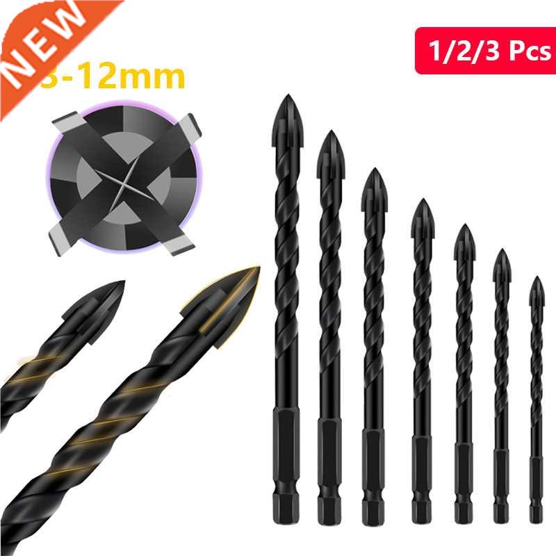 3/4/5/6/8/10/12mm Cross Hex Tile Drill Bit For Brick Glass C
