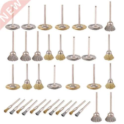 6 Pcs Copper Wire Polishing Wheel Brush Drum Full Set For D