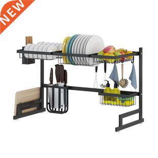 65/85CM Stainless Steel Kitchen Shelf Organizer Dishes