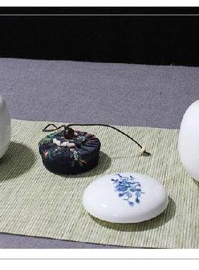 1PC Chinese Tea Caddy Pottery Canister Container for Puer
