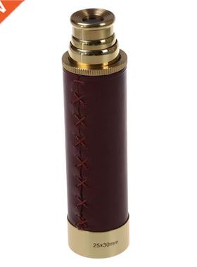 NEW Pocket telescope Brass 25x30 binoculars Monocular Teles