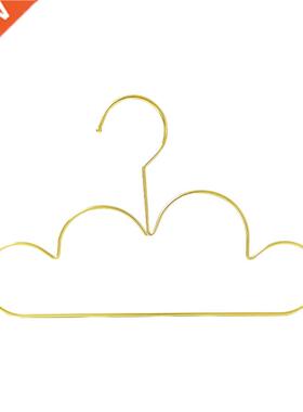 10Pcs Hangers Non Slip Metal Toddlers Clothes Hanger Golden