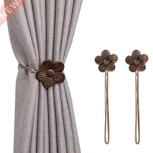2pcs Resin Curtain Magnetic Bule Delicate Caed Flower sh