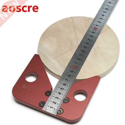 Woodworking 45 degree Angle Scribe Round Center Line Gauge