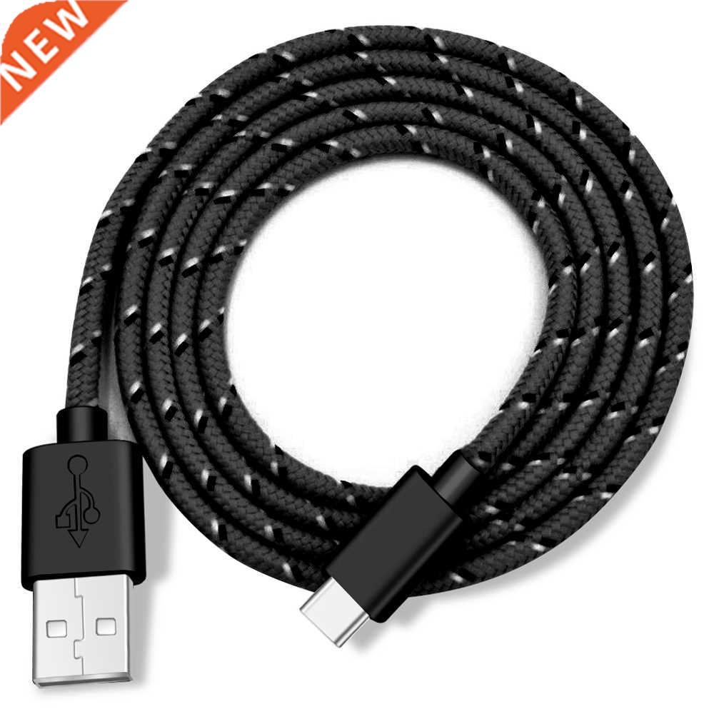 USB Type C Cable for Samsung S20 S21 Xiaomi Nylon Braided Mo