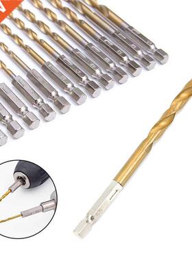 1.5-6.5mm Hexagonal Handle Titanium Plated Twist Drill its