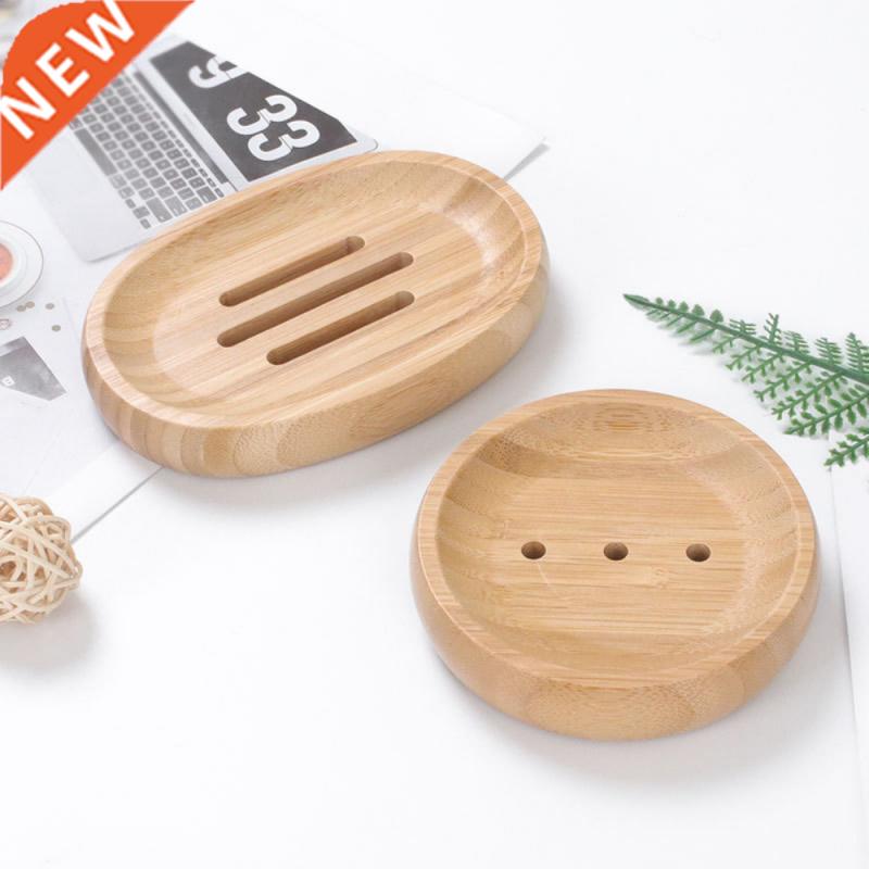 eco-friendly Natural bamboo wood bathroom shower soap tray