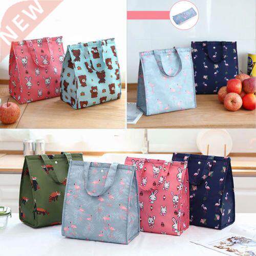Foldable Lunch Bag Thermal Insulated Cooler Lunch Box