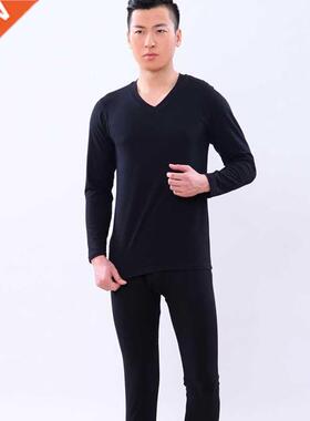 High Quality Plus Size 7XL man long Johns suits men Thin Pol
