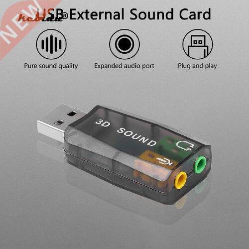 Dropship External D Sound Card Audio 5.1 Sound Card USB