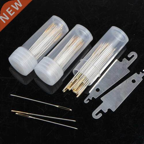 0pcs Cross Stitch Needles Gold Tail Needle Blunt Embroidery