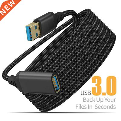 UTHI Nylon Brided USB 3.0 Mle-To-Femle High-Speed Trnsm