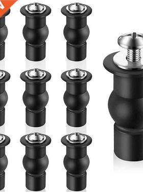 10 Pieces Toilet Seat Screws Universal Toilet Expanding