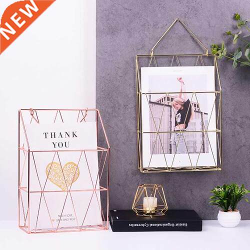Metal Storage Basket Nordic Wall Hanging Rack Net Iron