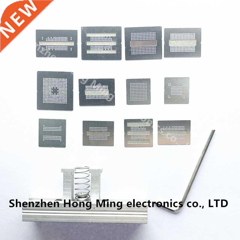Memory Direct Heat BGA Reballing Stencils Template Holder Ji