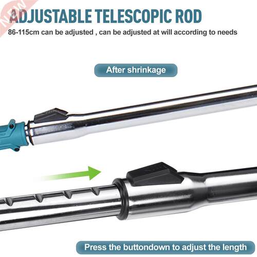 15000mAh Cordless Lawn Mower Electric Grass Trimmer Adjustab