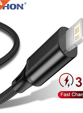 2m 3m USB Data Charger Cable For iPhone 13 12 11 Pro Max 6S