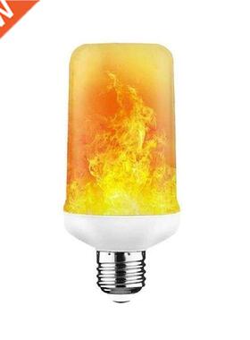 LED Dynamic flame effect light bulb Multiple mode Creative