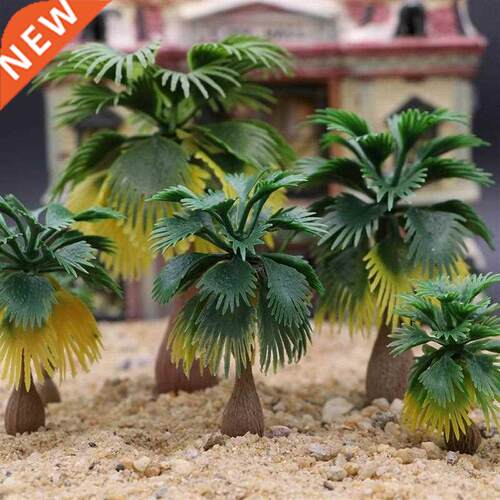 15pcs Model Train Palm es Tropical Forest Landscape Train Ra