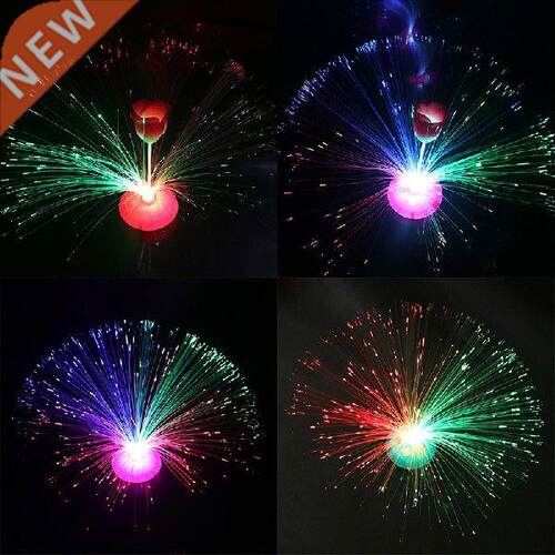 Colorful LED Fiber Nightlight Lamp Romantic Small Night