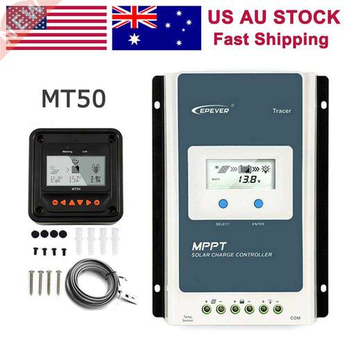 EPEVER 10A 20A 30A 40A MPPT Solar Charge Controller 12V/24V