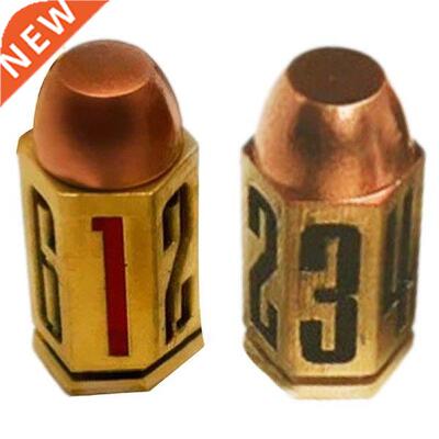6 Sided Alloy Bullet Dice Set Tables Board Game Dice For