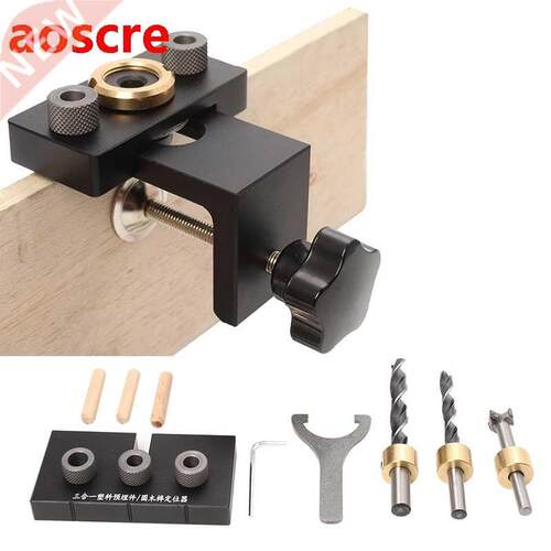 Woodworking  in 1 Adjustable Doweling Jig 8/15mm Drill Bit