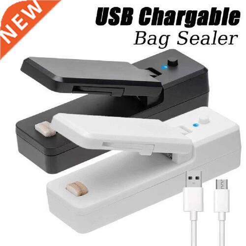 Mini Bag Sealer 2-in-1 Portable Heat Sealers Rechargeable