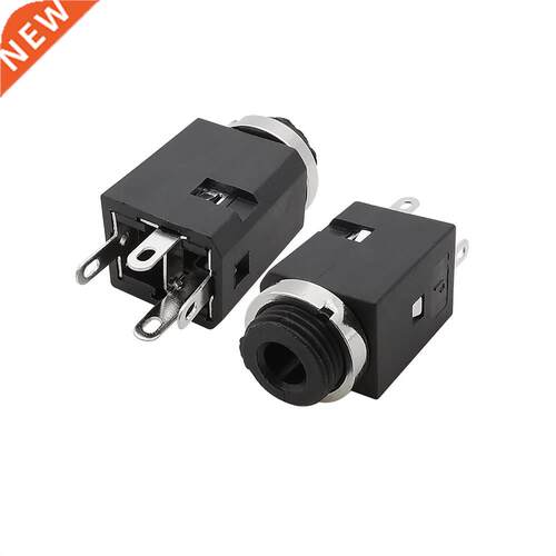 10Pcs .5mm Vertical Socket 4Pin Stereo Female .5 Audio Hea