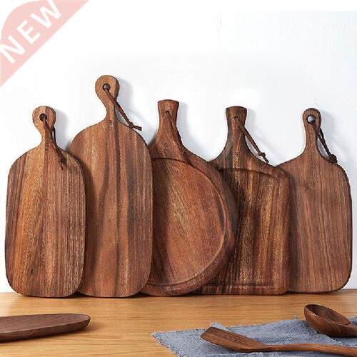 Solid Wood Steak Plate Japanese Style Walnut Wooden Pizza