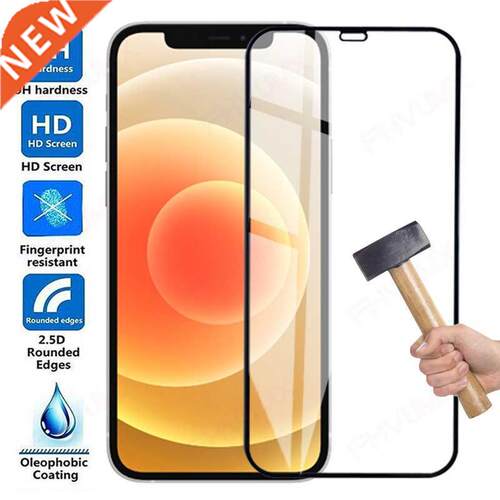 9D Full Protection Glass For iPhone 12 mini 11 Pro Max X XS