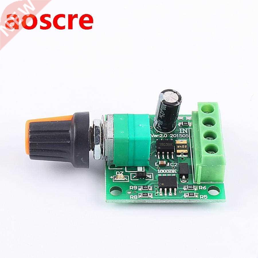 DC 1.8v-15V PWM Motor Speed Governor 2A PWM Pulse Width Spee
