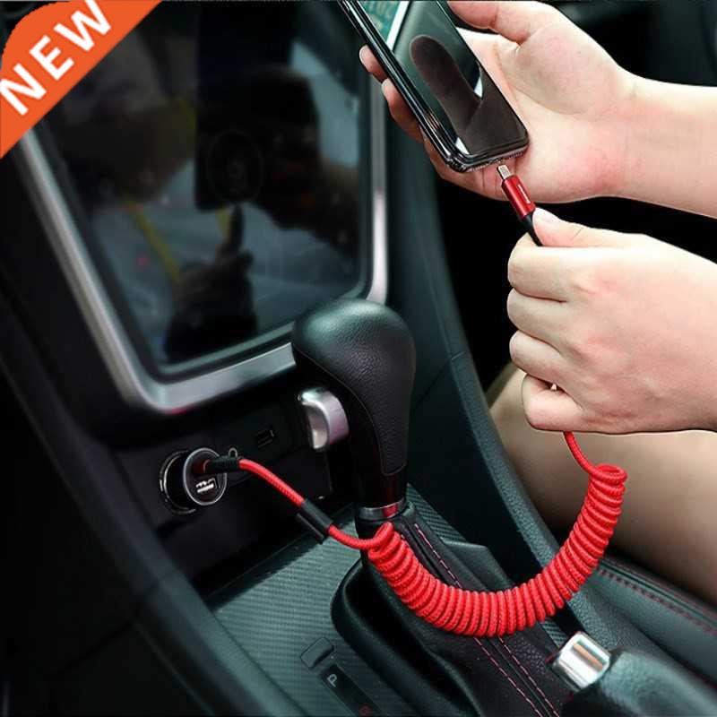 NEW Spring Charger Cable Type C 8Pin Micro USB Cable for xia