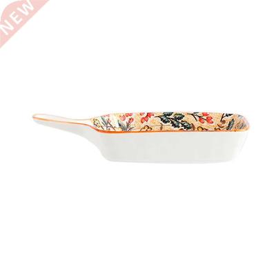 Ceramic Dessert Tray Household Food Plate Decorative Food