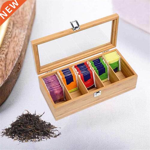 Useful Storage Holder Large Capacity Ti Tea Box Sealed
